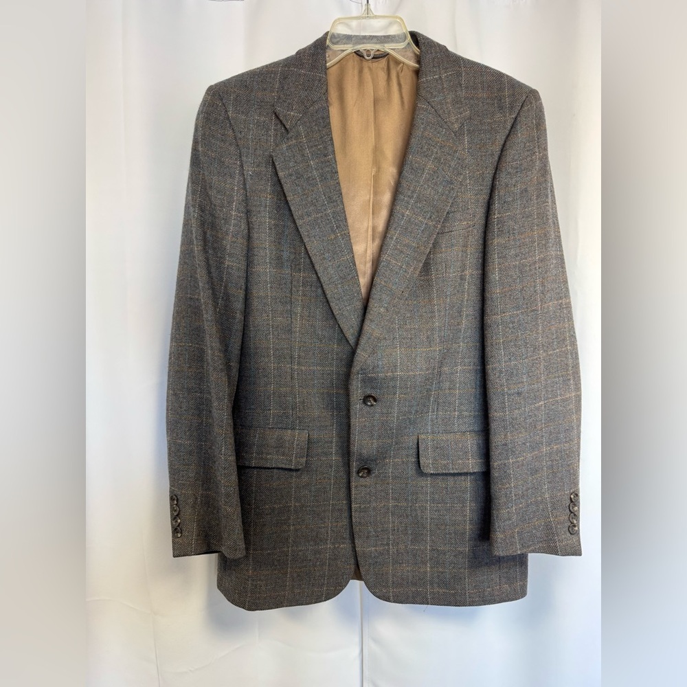 Dior Classic Brown Plaid Blazer